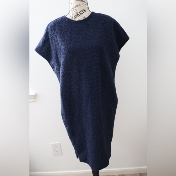 Carolina Herrera Dresses & Skirts - Carolina Herrera Vintage Blue Dress Business Outfit Party, Shiny Sz XS